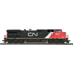 Click here to learn more about the M.T.H. Electric Trains HO Dash-9 w/PS3, CN #2610.