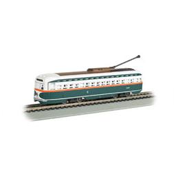Click here to learn more about the Bachmann Industries HO Streetcar w/DCC &Sound Value, chicago.