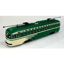 Click here to learn more about the Bowser Manufacturing Co., Inc. HO PCC Trolley, San Francisco/Wing #1050.