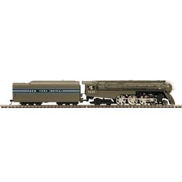 Click here to learn more about the M.T.H. Electric Trains HO 4-6-4 Dreyfuss w/Boxpox Wheels w/PS3, NYC #5445.