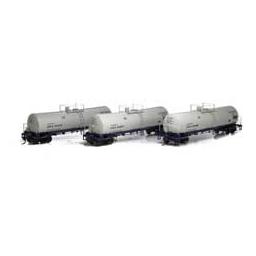 Click here to learn more about the Athearn HO RTR 16,000-Gallon Tank,UTLX/White & Blue #2 (3).