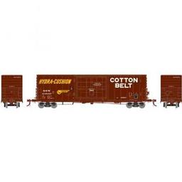 Click here to learn more about the Athearn HO 50'' PC&F SS Box w/14'' Plug Door, SSW #23847.