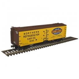 Click here to learn more about the Atlas Model Railroad HO 40'' Wood Reefer, Jelke Good Luck Products #3547.