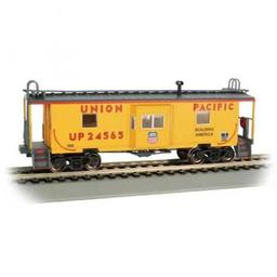Click here to learn more about the Bachmann Industries HO Bay Window Caboose w/Roof Walk, UP.