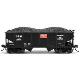Click here to learn more about the Bowser Manufacturing Co., Inc. HO Gla Hopper, GB&W/Black/Red Logo #4809.