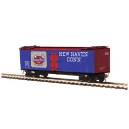 Click here to learn more about the M.T.H. Electric Trains HO R40-2 Wood Reefer, Hummel Brothers #65152.