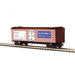 Click here to learn more about the M.T.H. Electric Trains HO R40-2 Wood Reefer, Ralston Purina #5590.