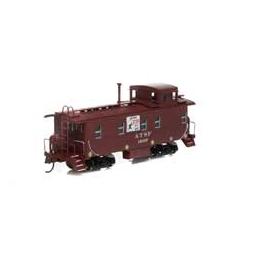 Click here to learn more about the Roundhouse HO Cupola Caboose, SF/Brown #1607.
