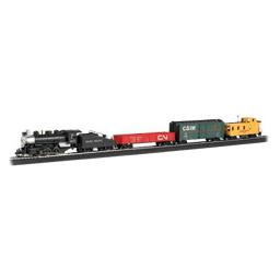 Click here to learn more about the Bachmann Industries HO Pacific Flyer Train Set.