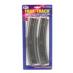 Click here to learn more about the Atlas Model Railroad HO True-Track 18" Radius Curve (4).