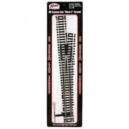 Click here to learn more about the Atlas Model Railroad HO Code 100 Mark IV #6 Right-Hand Turnout.