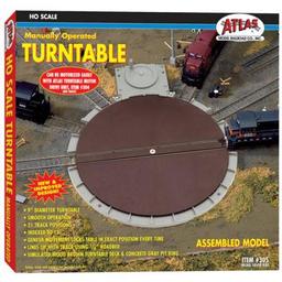 Click here to learn more about the Atlas Model Railroad HO Manual Turntable.