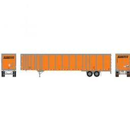 Click here to learn more about the Athearn HO RTR 53'' Wabash Plate Trailer, Schneider #F45574.