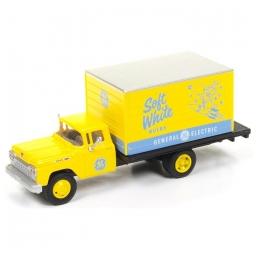 Click here to learn more about the Classic Metal Works HO 1960 Ford Delivery Box Truck, GE Lamps.