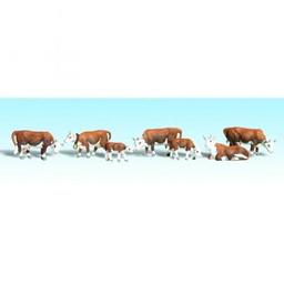 Click here to learn more about the Woodland Scenics N Hereford Cows.