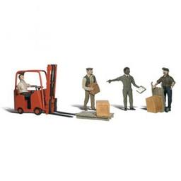 Click here to learn more about the Woodland Scenics N Workers w/Forklift.