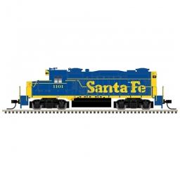 Click here to learn more about the Atlas Model Railroad N GP-20 w/DCC & Sound, SF/Blue/Yellow #1101.