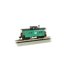 Click here to learn more about the Bachmann Industries N NE Steel Caboose, PC/Jade Green w/Black Roof.