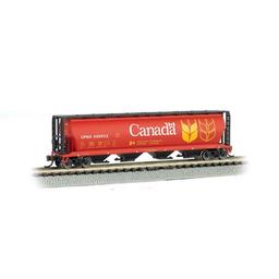 Click here to learn more about the Bachmann Industries N 4-Bay Cylindrical Hopper, Canada Grain.