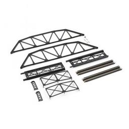 Click here to learn more about the Atlas Model Railroad N KIT Code 80 Through Truss Bridge, Black.