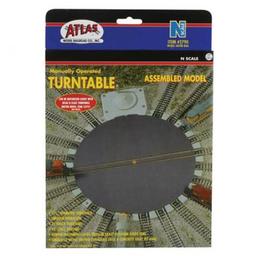 Click here to learn more about the Atlas Model Railroad N Manual Turntable.
