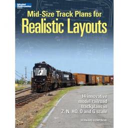 Click here to learn more about the Kalmbach Publishing Co. Mid-Size Track Plans for Realistic Layouts.