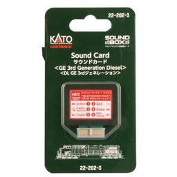 Click here to learn more about the Kato USA, Inc. Sound Card, Third Generation GE Diesel.