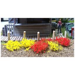 Click here to learn more about the Bachmann Industries 6mm Grass Tufts, Yellow & Red (100).