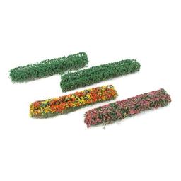 Click here to learn more about the JTT Scenery Products Flower Hedges, Green/Blossom Blended 5x3/8x5/8"(8).