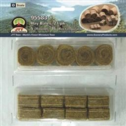Click here to learn more about the JTT Scenery Products Hay Bales, 3/4"- 1" (21).