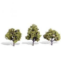 Click here to learn more about the Woodland Scenics Classics Tree, Early Light 4-5" (3).