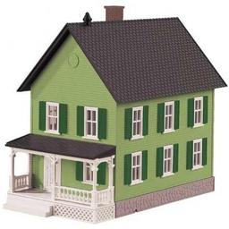 Click here to learn more about the M.T.H. Electric Trains O Row House #2, Green.