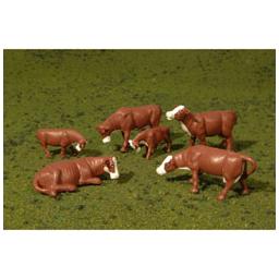 Click here to learn more about the Bachmann Industries O Cows, Brown & White.
