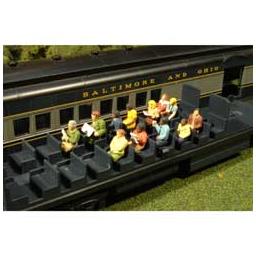 Click here to learn more about the Bachmann Industries O Waist-Up Seated Passengers (12).