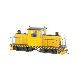 Click here to learn more about the Bachmann Industries On30 Spectrum 50-Ton Center Cab,Yellow/Blk Stripes.