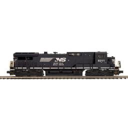 Click here to learn more about the M.T.H. Electric Trains O Hi-Rail Dash-8 Narrow Nose w/PS3, NS.