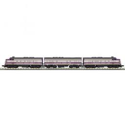 Click here to learn more about the M.T.H. Electric Trains O-27 F3 ABA w/PS3, ACL #341.