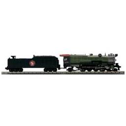 Click here to learn more about the M.T.H. Electric Trains O-27 Imperial 4-8-2 M-1a w/PS3, GN #2510.