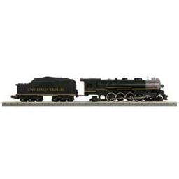 Click here to learn more about the M.T.H. Electric Trains O-27 4-8-2 L-3 Mohawk w/PS3, Christmas #2500.