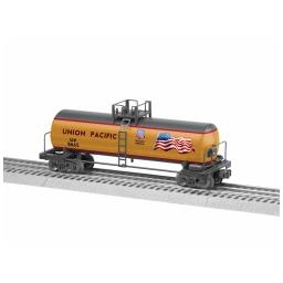Click here to learn more about the Lionel O-27 Uni-body Tank Car, UP.