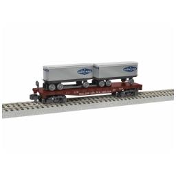 Click here to learn more about the Lionel S AF TOFC Flatcar, PRR/Mason-Dixon #469601.