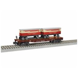 Click here to learn more about the Lionel S AF TOFC Flatcar, SF #92875.
