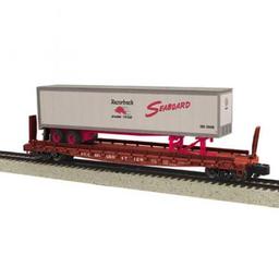 Click here to learn more about the M.T.H. Electric Trains S Scale Flat w/48'' Trailer, SBD #47128.