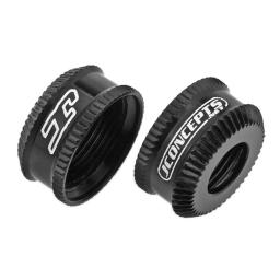 Click here to learn more about the JConcepts, Inc. Fin VCS Shock Bottom Cap Black (2).