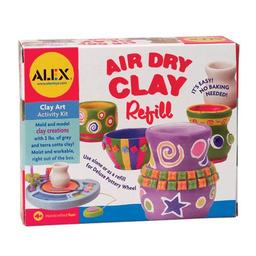 Click here to learn more about the ALEX TOYS Air Dry Clay Refill: Deluxe Pottery Wheel.