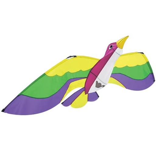 Gayla Industries 3D Rainbow Bird Ripstop Nylon, 63" x 32"