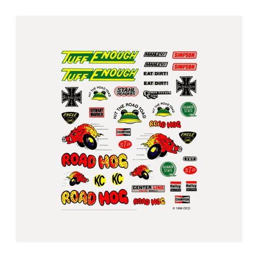 Pinecar Dry Transfer Decals, Off-Road