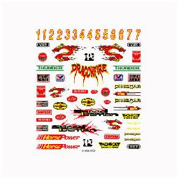 Click here to learn more about the Pinecar Dry Transfer Decals, Formula.