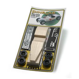 Click here to learn more about the Pinecar Deluxe Car Kit, Wildfire Roadster.