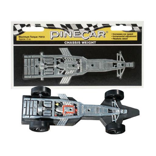 Pinecar Chassis Weight, Maximum Torque 2.5 oz